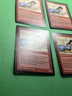 x4 **Jackal Pup** ~Tempest~ MTG: Magic the Gathering, Moderate play (MP) - Image 4