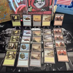 Magic The Gathering Tempest Basic Land Set Of 25 Vintage COMMANDER CUBE LEGACY - Image 1