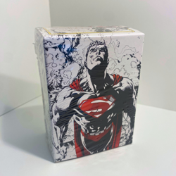 Dragon Shield Sleeves: Matte Dual - Superman (Red & White) (100) - Image 1