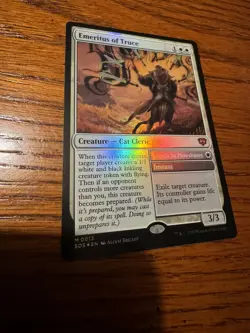 Emeritus of Truce - NM FOIL - MTG - SOS Secrets of Strixhaven - In Hand - Image 1