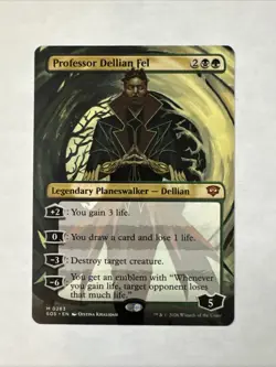 Professor Dellian Fel (Borderless) Secrets of Strixhaven Regular SOS - Image 1