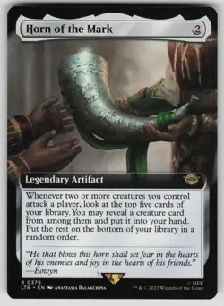 Horn of the Mark (Extended Art) Normal R The Lord of the Rings 378 NM - Image 1