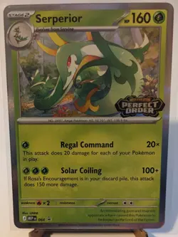 Serperior 064 Perfect Order Prerelease Pokemon Black Star Promo Stamped NM Card - Image 1