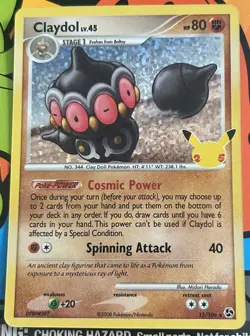 Claydol LV.45 - 15/106 - SWSH Celebrations - Pokemon - Holo Rare - NM/M (2R) - Image 1