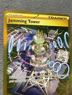 Jamming Tower 243/182 Hyper Rare Pokemon Card Destined Rivals NM - Image 5