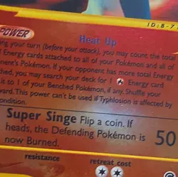 Pokemon Expedition 65/165 Typhlosion Card (please read) - Image 2