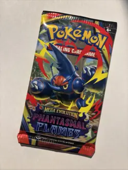 Pokemon Phantasmal Flames Booster Pack x1 Fast Ship Heracross Art Mega Evolution - Image 1