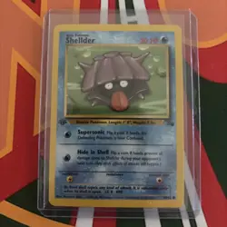 Pokemon Fossil 1st Edition Shellder 54/62 Non Holo NM-MINT - Image 1