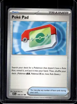 2026 Pokemon Ascended Heroes Poke Pad Common #198/217 - Image 1