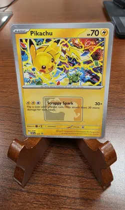 Pikachu “Winner” Promo 2025 World Championships SVP EN 225 Pokemon Worlds - Image 1