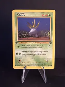 Pokemon TCG Oddish Base Jungle Set 58/64 1st Edition Near Mint - Image 1