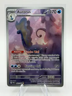 Aurorus 92/88 Illustration Rare Pokemon Perfect Order ME03 NM Condition - Image 1
