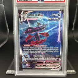 2021 Pokemon SWSH FA / Inteleon VMAX Fusion Strike Secret Rare #266 Graded PSA 9 - Image 3