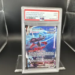 2021 Pokemon SWSH FA / Inteleon VMAX Fusion Strike Secret Rare #266 Graded PSA 9 - Image 4