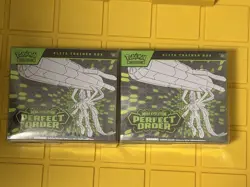 Pokemon perfect Order Etb Lot Of 2-sealed In Cases - Image 1