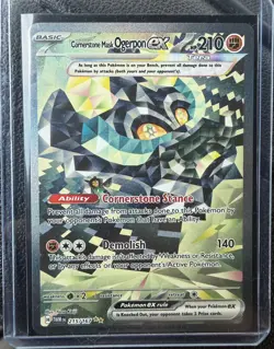 Cornerstone Mask Ogerpon ex - 215/167 - SIR - Twilight Masquerade - Pokemon - LP - Image 3