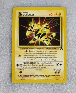 Electabuzz 2 MP 1999 Pokemon Game Movie Black Star Promo Pokemon TCG - Image 1