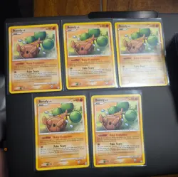 (Lot of 5) 2007 Pokemon Diamond & Pearl Bonsly Common 71/130 LP - Image 1