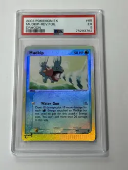 Pokemon Mudkip 65/97 EX Dragon Reverse Holo - Image 1