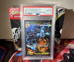 Pokemon TCG Mega Charizard X EX 125/094 SIR Phantasmal Flames PSA 10 English - Image 1