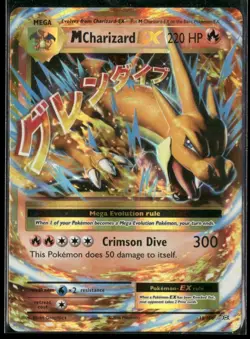 2016 Pokemon XY Evolutions M Charizard Ex Ultra Rare Holo #13 - Image 1