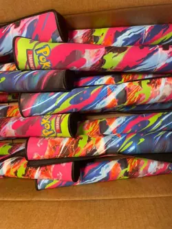 (21x) Lot Pokemon Phantasmal Flames Charizard MEGA X UPC Play Mat Playmat - Image 3
