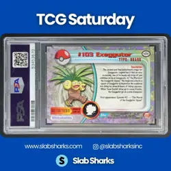 2000 TOPPS POKEMON TV ANIMATION EDITION SERIES 2 #103 EXEGGUTOR PSA 9 - Image 2