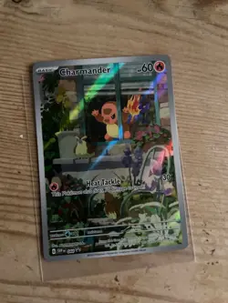 Charmander #044 Pokemon trading card from the Scarlet & Violet Black Star Promo - Image 1