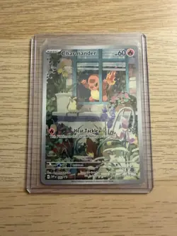 Charmander 044 Promo Scarlet & Violet Pokemon LP Card Black Star - Image 1