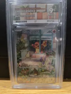 Charmander 044 Obsidian Flames Elite Black Star Promo ACE 9 Graded Pokemon Card - Image 4