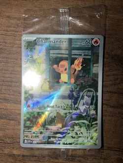 Pokemon TCG Charmander 044 SV Promo Card Obsidian Flames ETB, Holo, Sealed - Image 1