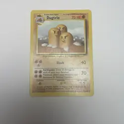 Dugtrio - 19/102 - Rare - Unlimited TCG Pokemon Card WOTC * - Image 1