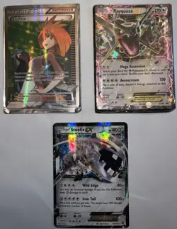Pokemon Card Brigette 161/162 2015 Rayquaza 2015 Steelix 67/114 2016 Lot Bundle - Image 1