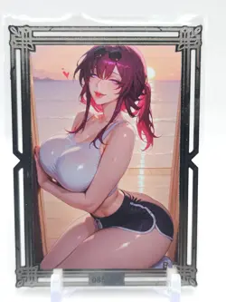 Goddess Story - Gold Metal Anime Waifu Card - Kafka - NUMBERED 085/200 - Image 1