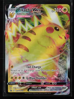 Pikachu VMAX SWSH286 Holofoil Pokemon TCG SWSH: Sword & Shield Promo Cards LP - Image 1