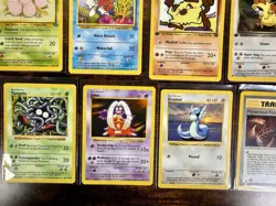 37 Pokemon Vintage Card WOTC Lot Gym Heroes, Some 1st Edition, Shadowless, Neo - Image 5