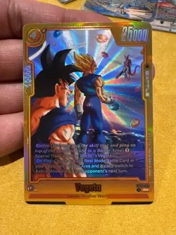 Vegeta FB09-093 Alternate Art Dual Evolution Dragon Ball Card English Fusion - Image 1
