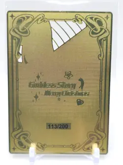 Goddess Story - Gold Metal Anime Waifu Card - Boa Hancock - NUMBERED 113/200 - Image 2