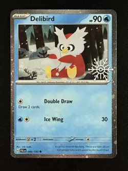 Delibird (Holiday Calendar) 046/193 Miscellaneous Cards & Products Holo 1A - Image 1