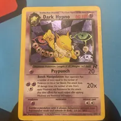 Pokemon TCG Dark Hypno Team Rocket 9/82 Holo Rare Card - Image 1