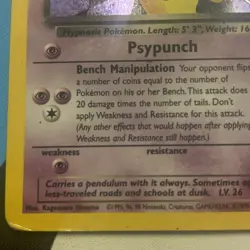 Pokemon TCG Dark Hypno Team Rocket 9/82 Holo Rare Card - Image 2