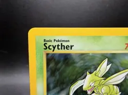 Pokemon Scyther TCG Jungle Holo Card 10/64 Unlimited Rare, Vintage LP Condition - Image 3