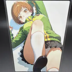 Chie Satonaka Anime Waifu Card Doujin ACG Goddess Holo - Image 1