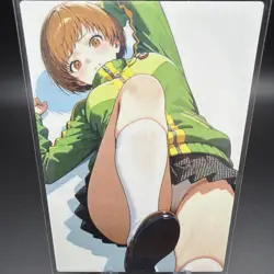 Chie Satonaka Anime Waifu Card Doujin ACG Goddess Holo - Image 2