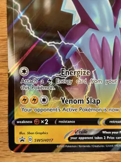 Pokemon TCG Toxtricity & Alakazam Holo Jumbo Oversized Cards - Image 4