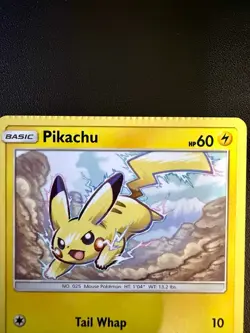 ERROR CARD Pokemon TCG Pikachu 40/147 SM Burning Shadows Regular Common NM - Image 2