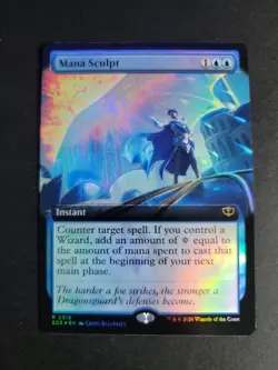 Mana Sculpt (Extended Art Foil) Rare MTG Secrets of Strixhaven - Image 1