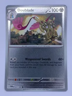 Doublade 057/088 - Reverse Holo - Pokemon Card- Perfect Order - English NM - Image 1