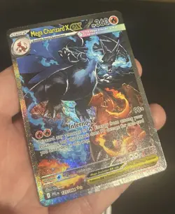 2025 Pokemon Phantasmal Flames MEGA CHARIZARD X EX #125/094 SIR English - Image 3
