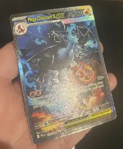 2025 Pokemon Phantasmal Flames MEGA CHARIZARD X EX #125/094 SIR English - Image 4